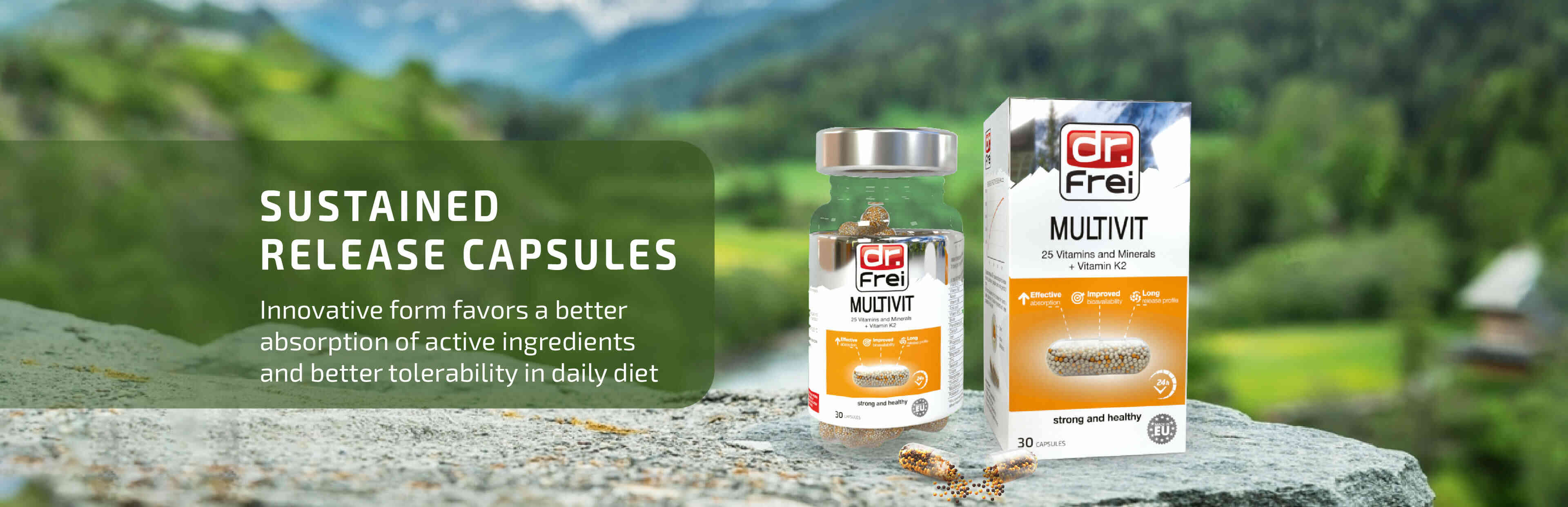 Sustained release capsules